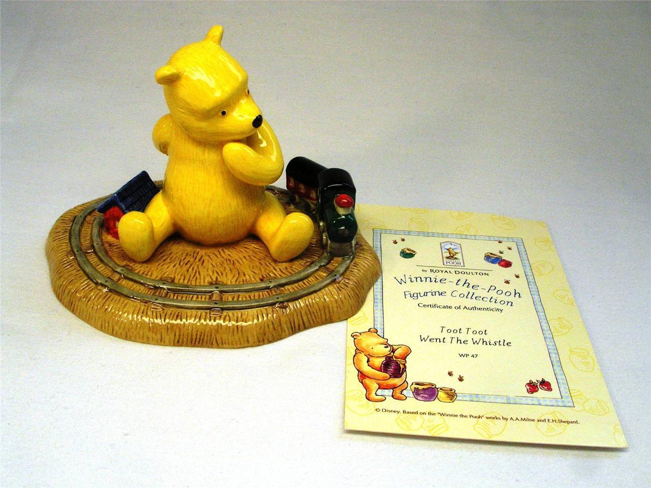 ROYAL DOULTON WINNIE THE POOH COLLECTION TOOT TOOT WENT THE WHISTLE NEW IN BOX