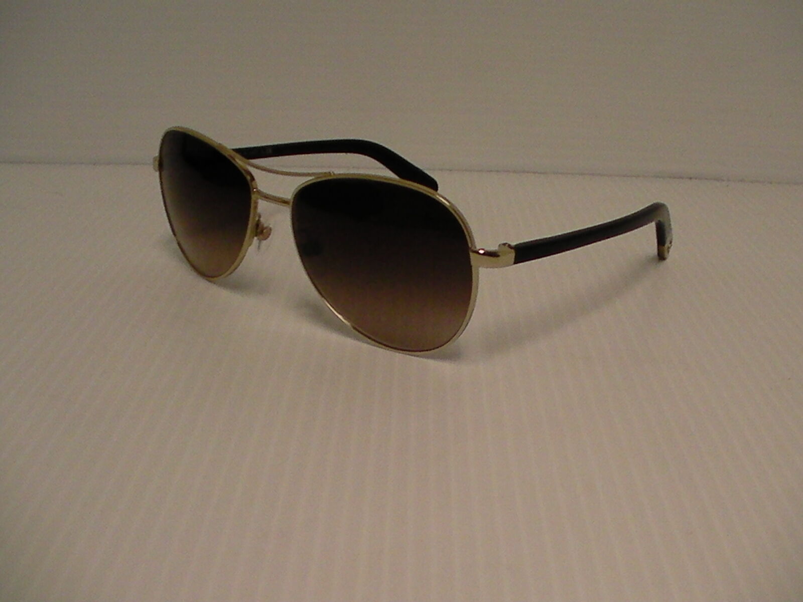 Authentic Chanel 4201 c.395/3B gold brown lenses Aviator Sunglasses 58mm