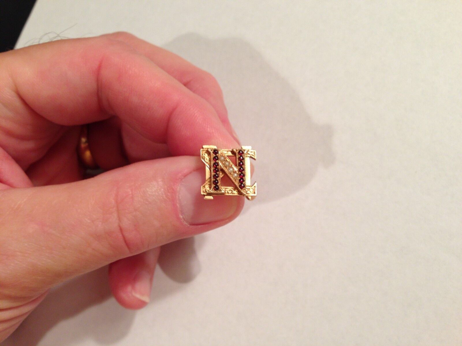 Nu Sigma Nu medical fraternity pin..I believe14K gold.. 1941..excellent shape