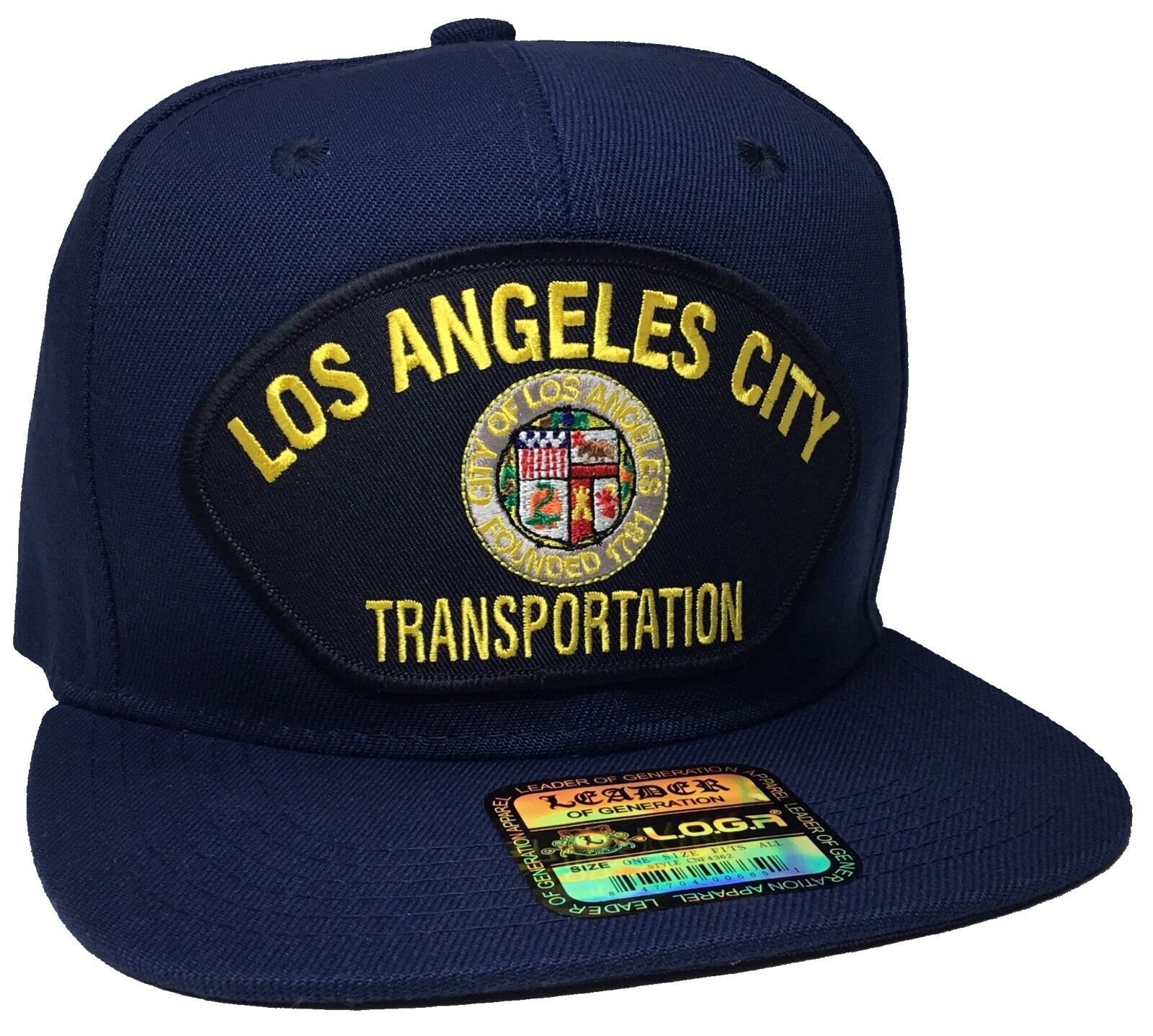 City Of Los Angeles Transportation Navy SnapBack