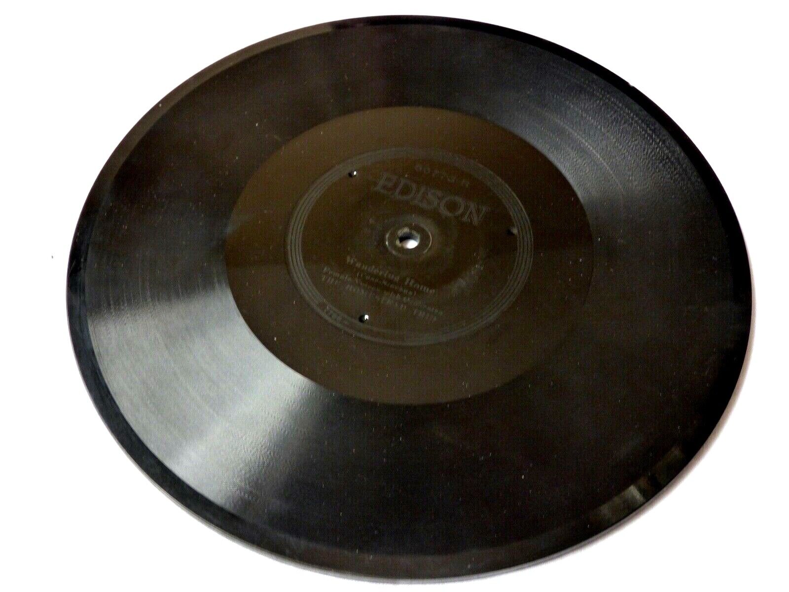 Antique 1912-1921 Edison Diamond Record Thick Disc Phonograph 50773 molded label