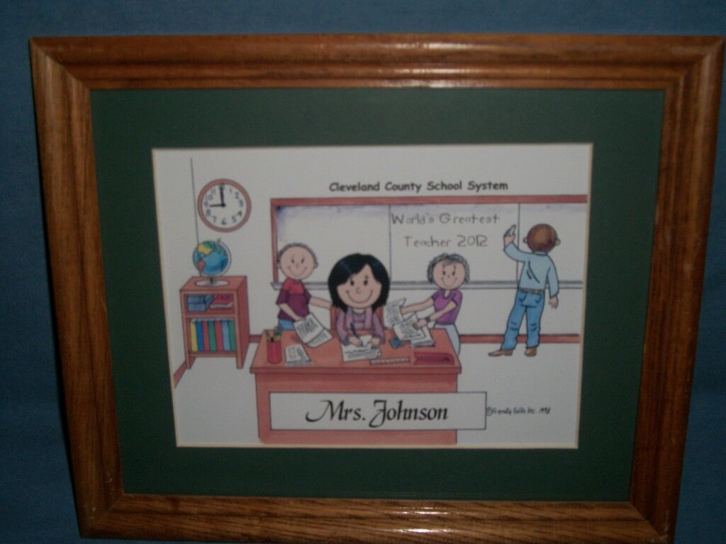 Small Personalized Teacher Picture - Great Gift Idea