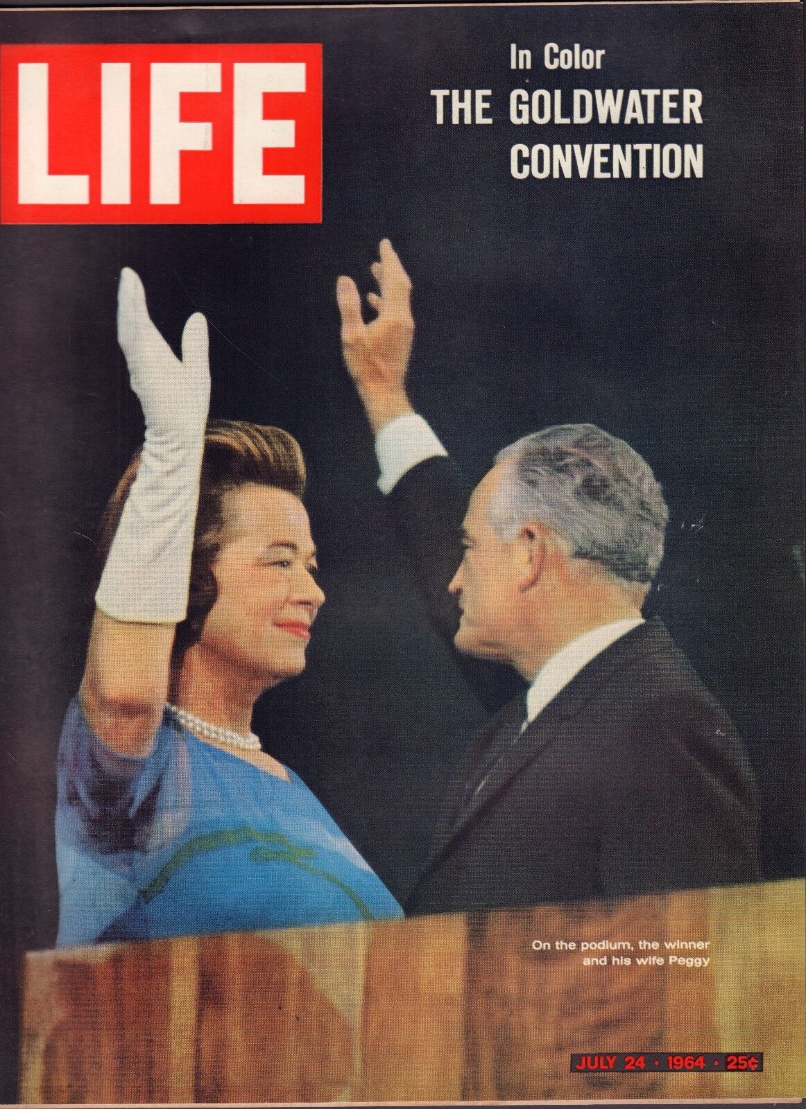 Life Magazine July 24 1964 Birthday, The Gold Water Convention VG 042216DBE2