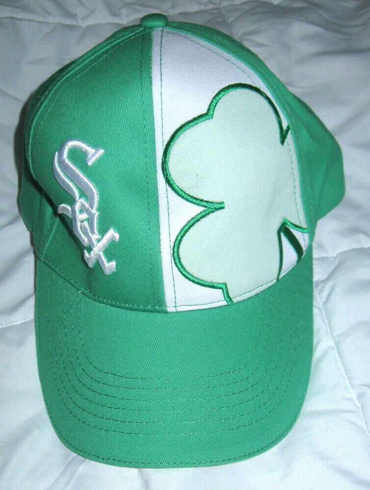 Chicago White Sox Baseball Cap Chi-Irish Miller Lite Clover Green Kick 10