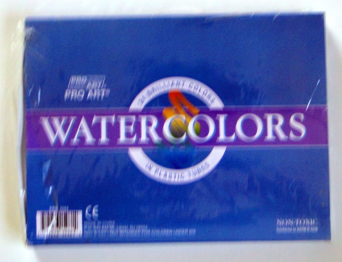 Pro Art Watercolor Paints Tubes 24 Brilliant colors, Non Toxic 