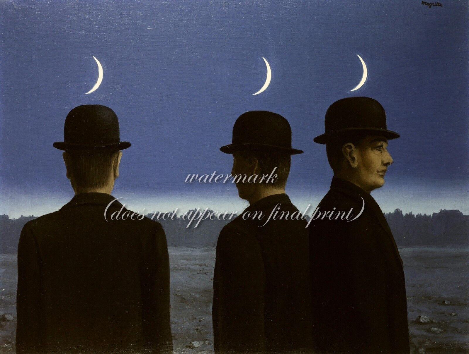 RENE MAGRITTE Painting Poster or Canvas Print \