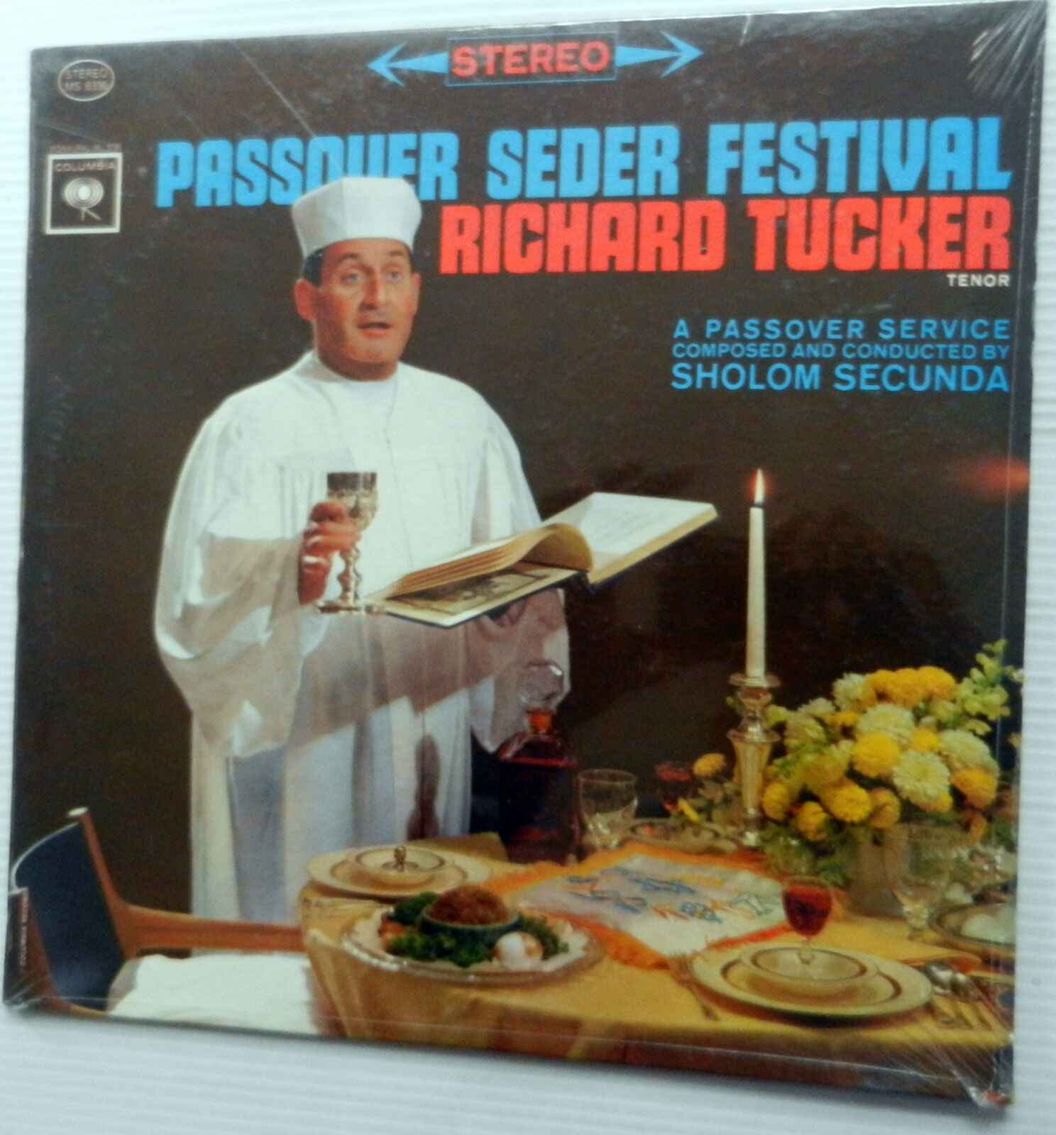 RICHARD TUCKER Sealed LP PASSOVER SEDER FESTIVAL Jewish Hebrew RELIGIOUS