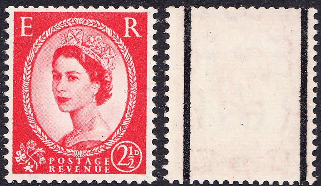 GB QEII 1957 2½d Red Graphite 1st Issue Wilding SG565 Unmounted Mint - POSTFREE