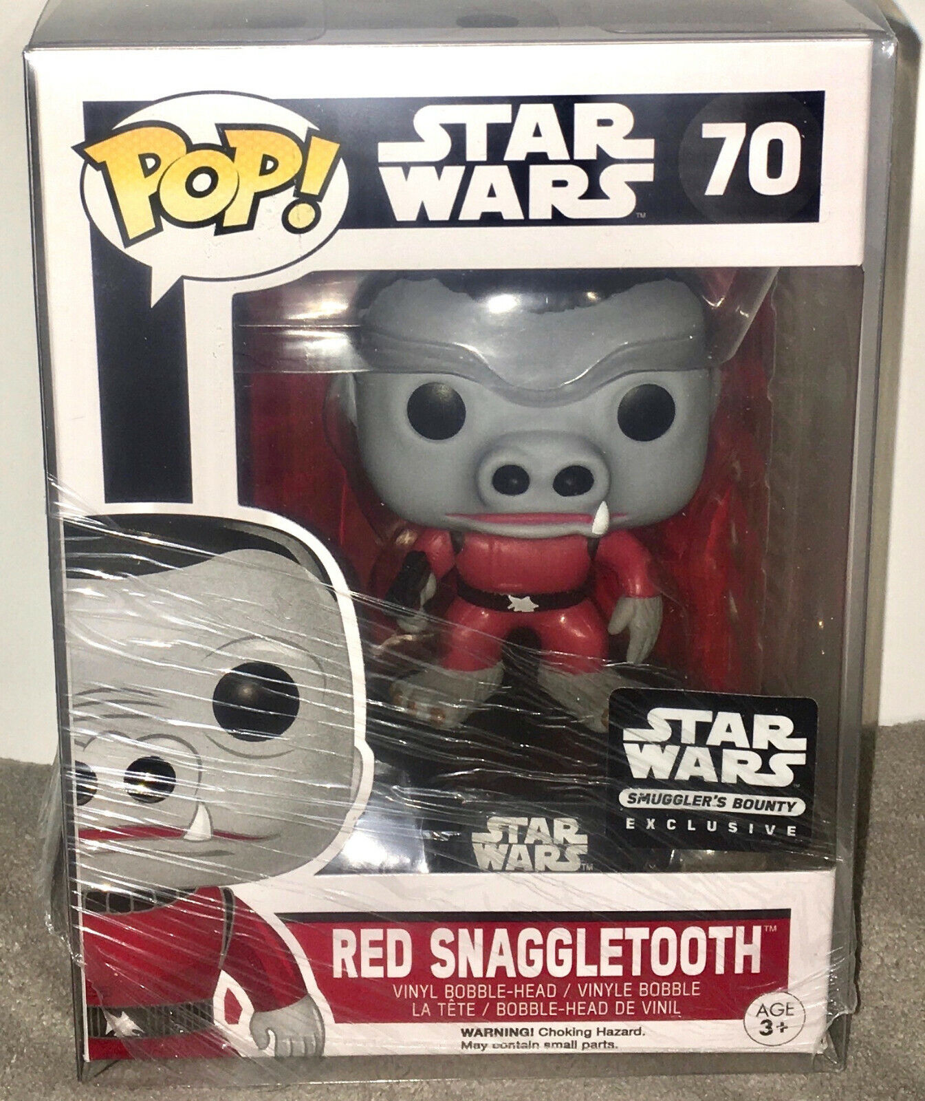 Funko Pop Star Wars Snaggletooth Red #70 Protector Smuggler\'s Bounty Exclusive
