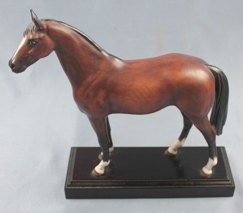 horse porcelain Goebel figurine porcelainfigurine 1970 trakener