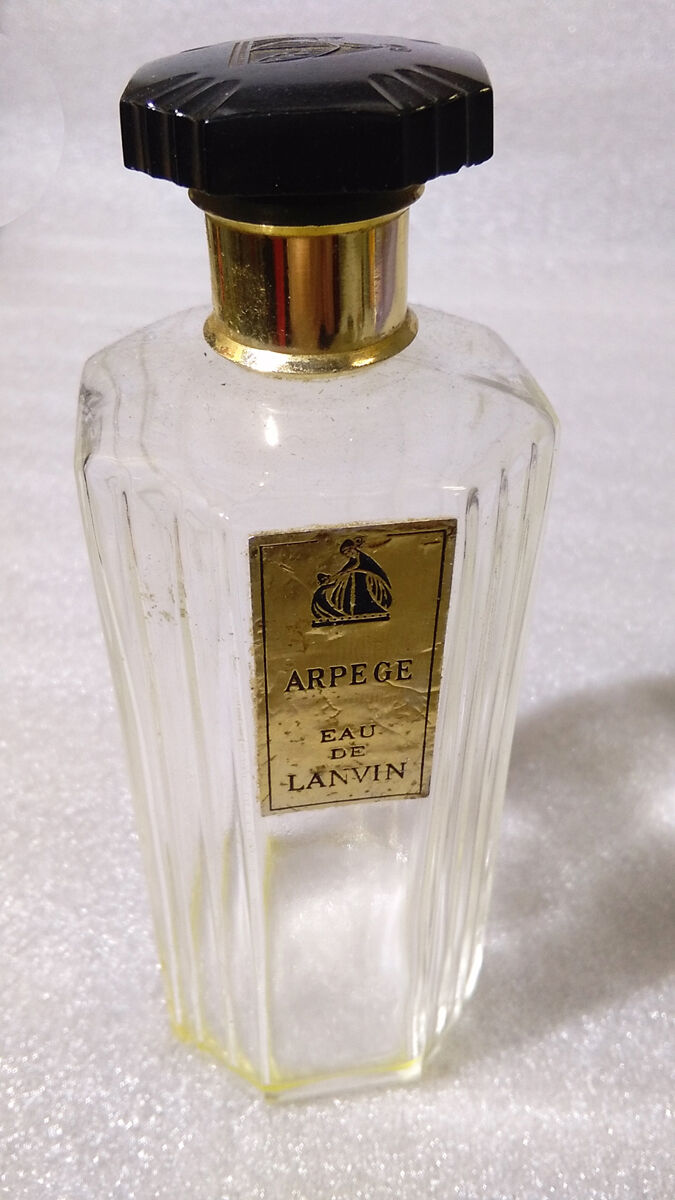 RARE ANTIQUE VINTAGE Perfume ✿ ARPEGE de LANVIN ✿ Parfum Bottle Bakelite 1950?