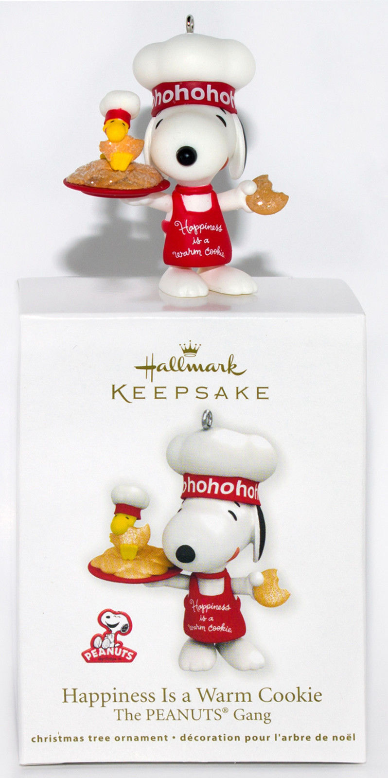 2011 HAPPINESS IS A WARM COOKIE NEW Hallmark Peanuts Snoopy Ornament PUPPY DOG