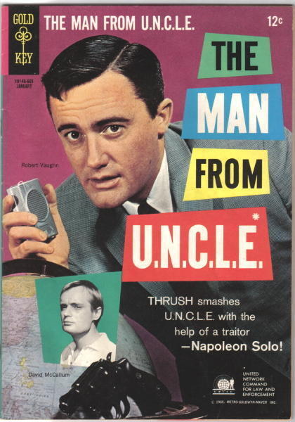 The Man From U.N.C.L.E. Comic Book #4 Gold Key Comics 1966 VERY FINE-
