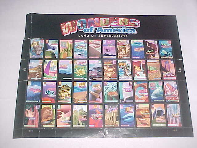 NEW USPS WONDERS Of America STAMPS Land of Superlatives COLLECTIBLE RARE Limited