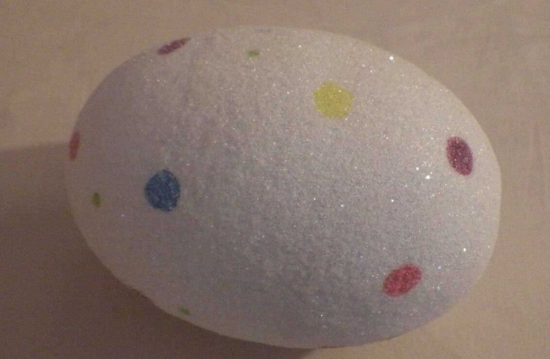 Easter Egg Glittery Glitter Home Office Decor Spotted 5\