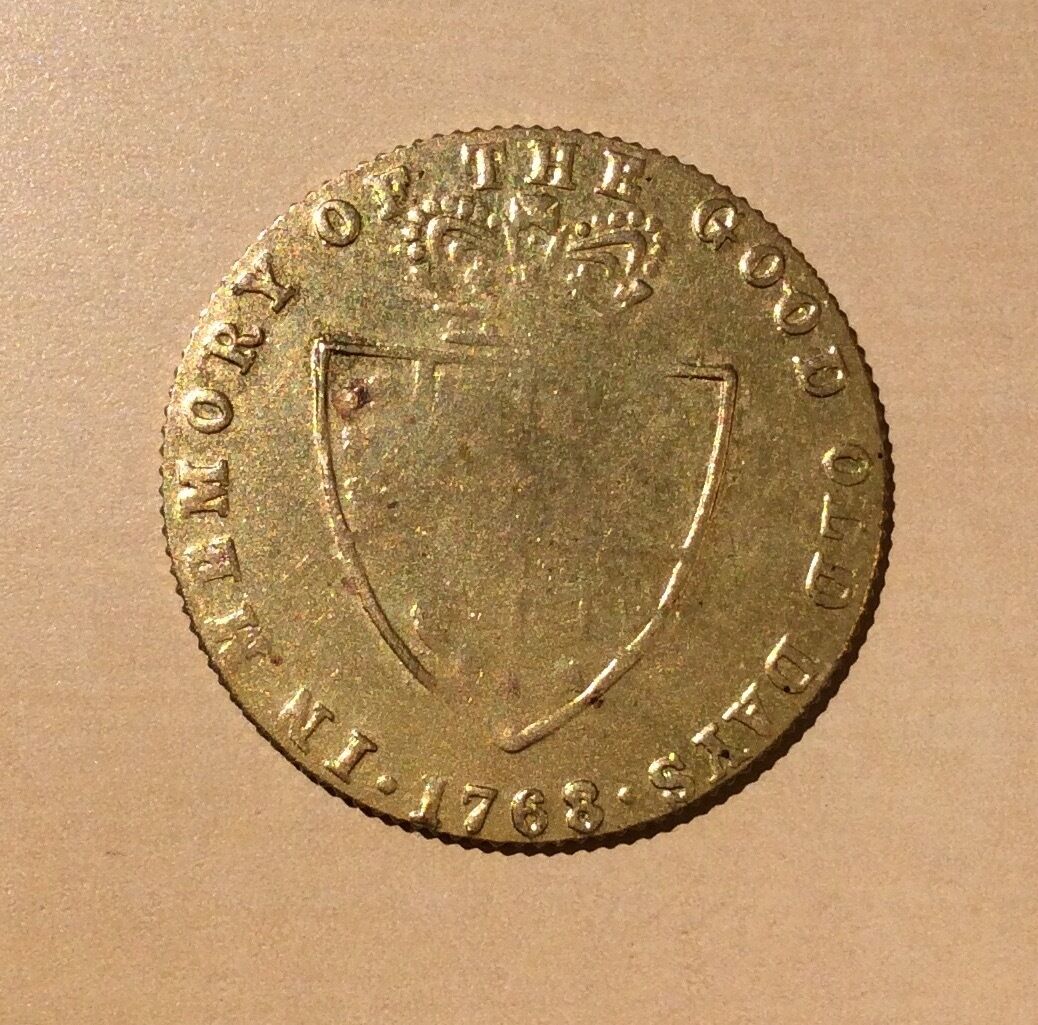 In Memory of the Good Old Days - 1768 - George III - Fantasy Gold Guinea Large