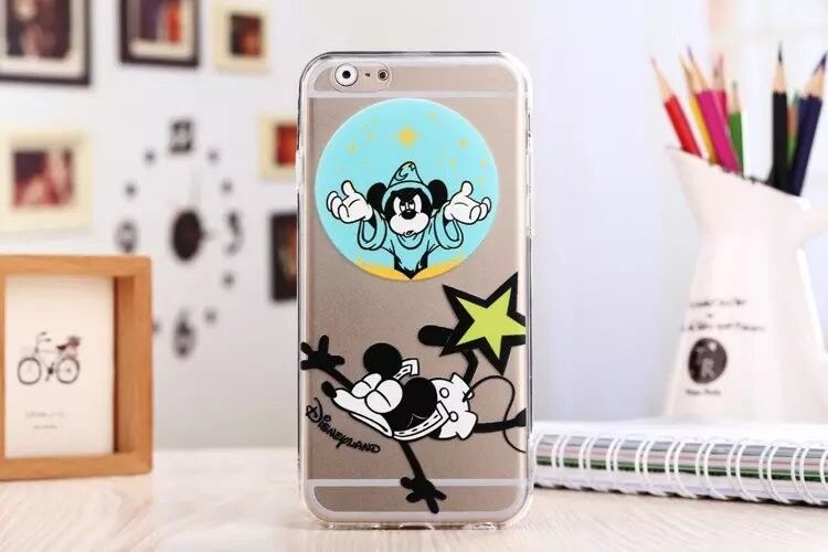 New Ultra Thin Disney Crystal Clear TPU Soft Case Cover for iPhone 6 Plus 5 5S