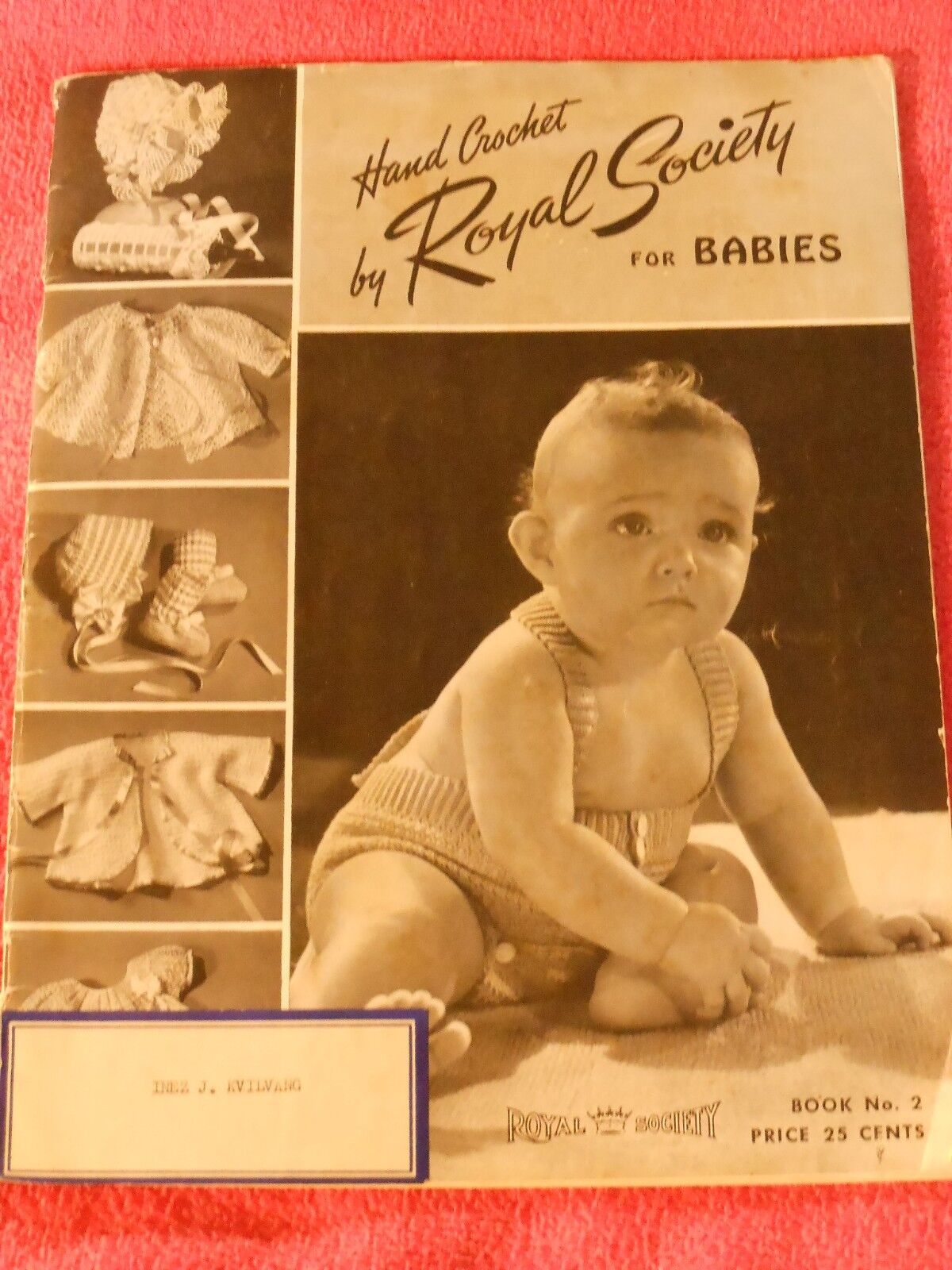 HAND CROCHET BY ROYAL SOCIETY FOR BABIES ELEVENTH EDITION 148 1943