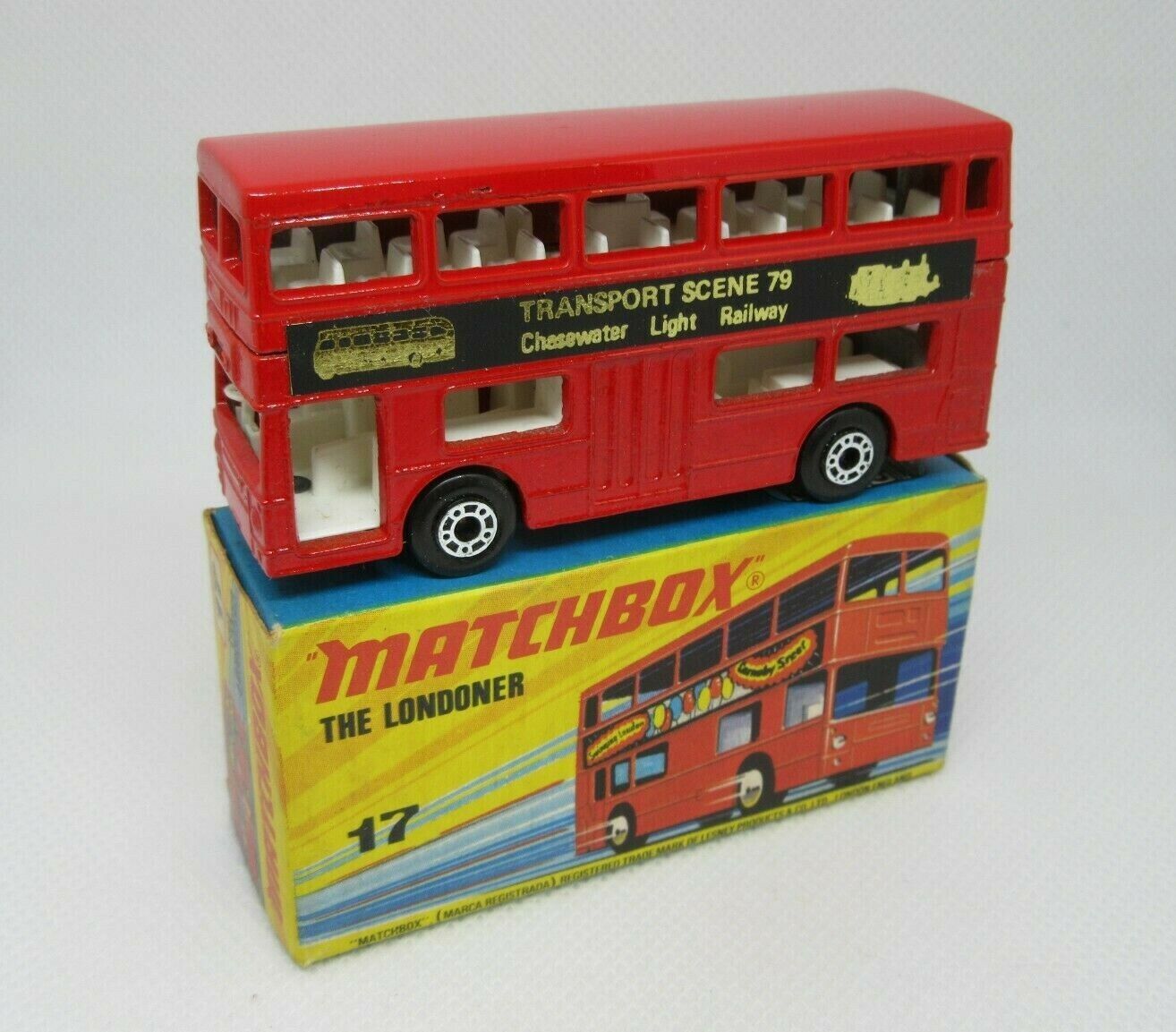 Matchbox Superfast 17b The Londoner - CHASEWATER LIGHT RAILWAY 79 - Mint/Boxed