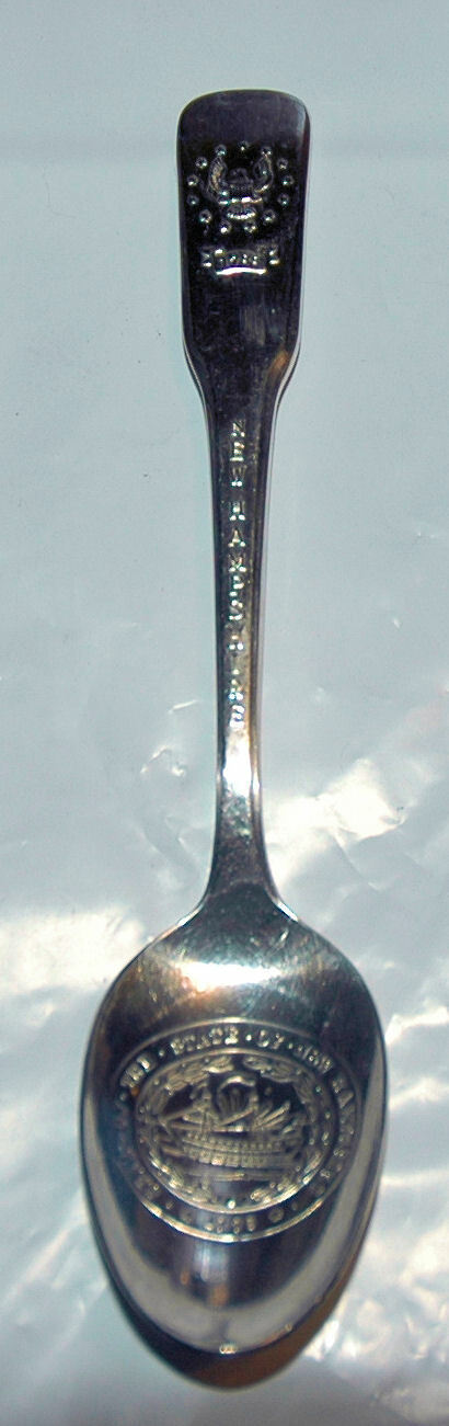 Vintage New Hampshire State Bicentennial Spoon 1776-1976 Silver Plate