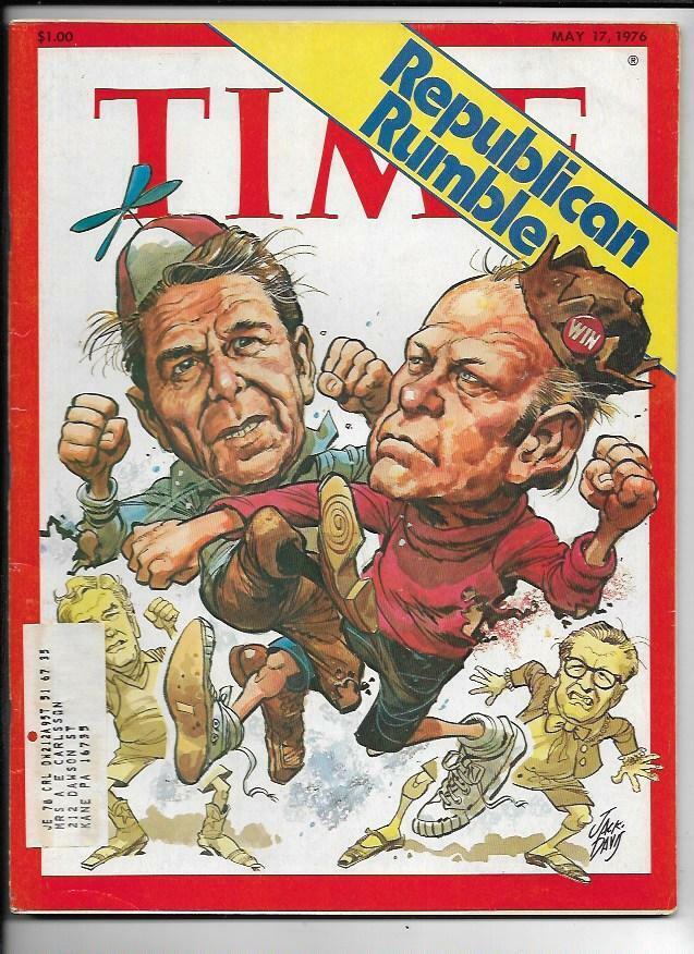 Time Magazine May 17, 1976-  Republican Rumble Ronald Reagan, Gerald Ford