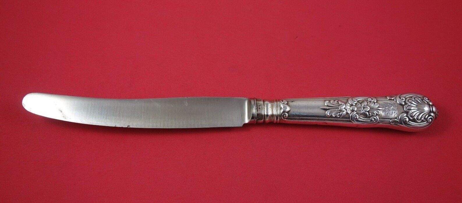 Aaron Hatfield of Sheffield English Sterling Silver Dinner Knife Massive 10 1/2\