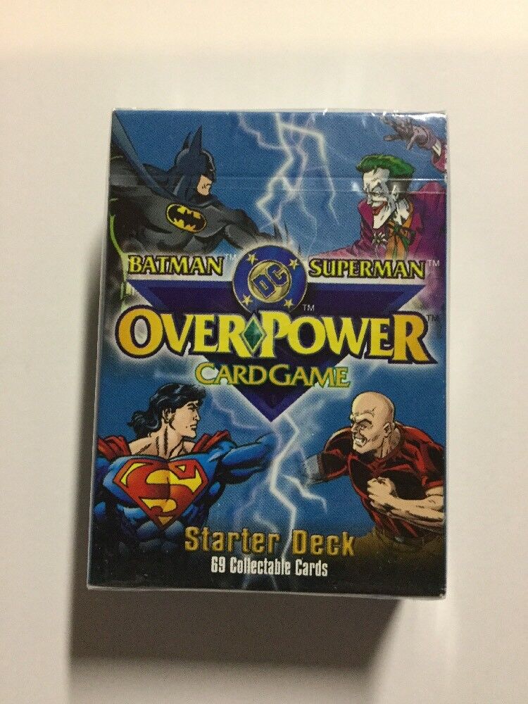 1996 Skybox DC Comics Overpower Batman & Superman Starter Deck Card Game CCG