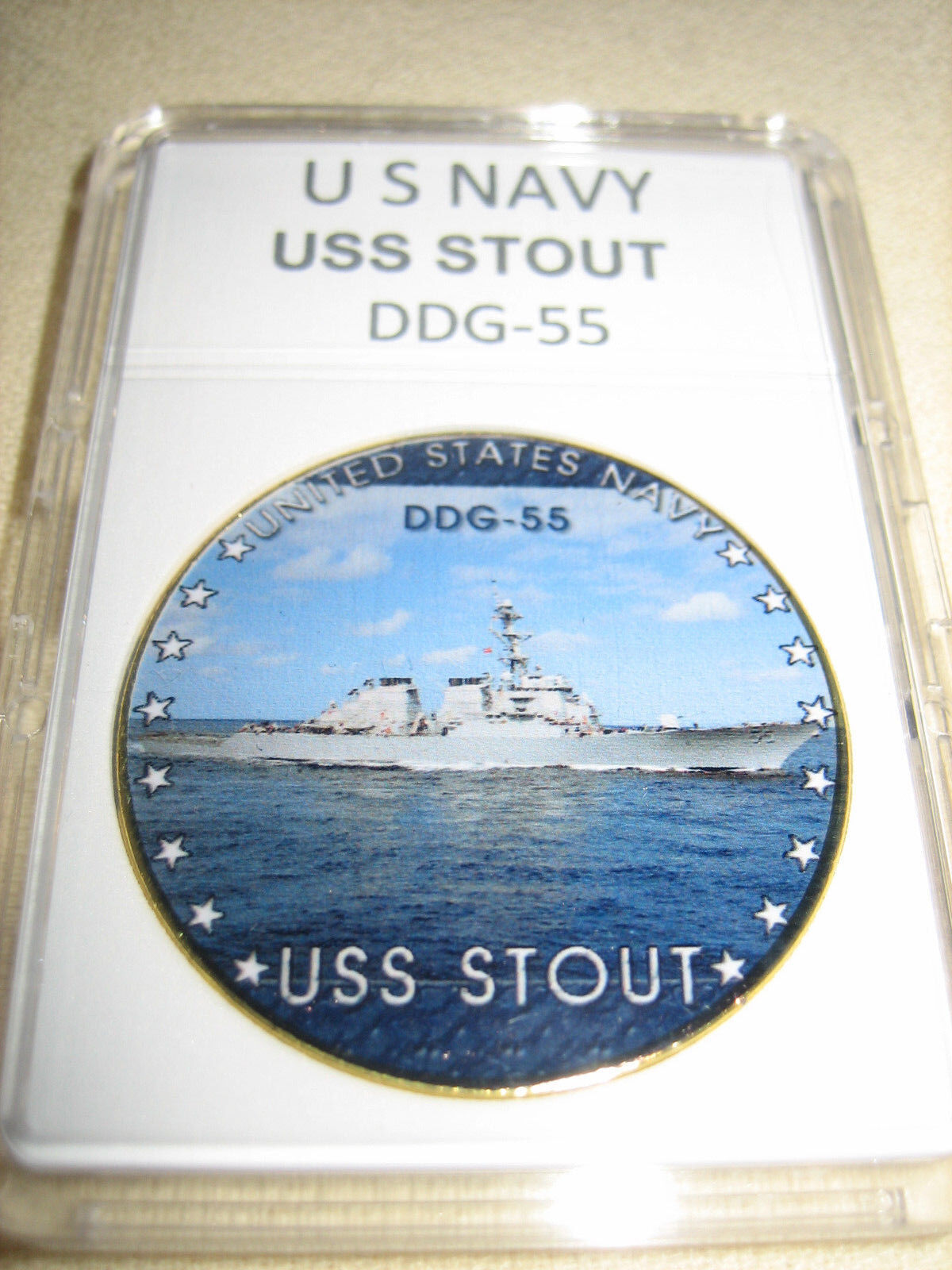 US NAVY - USS STOUT (DDG-55) Challenge Coin
