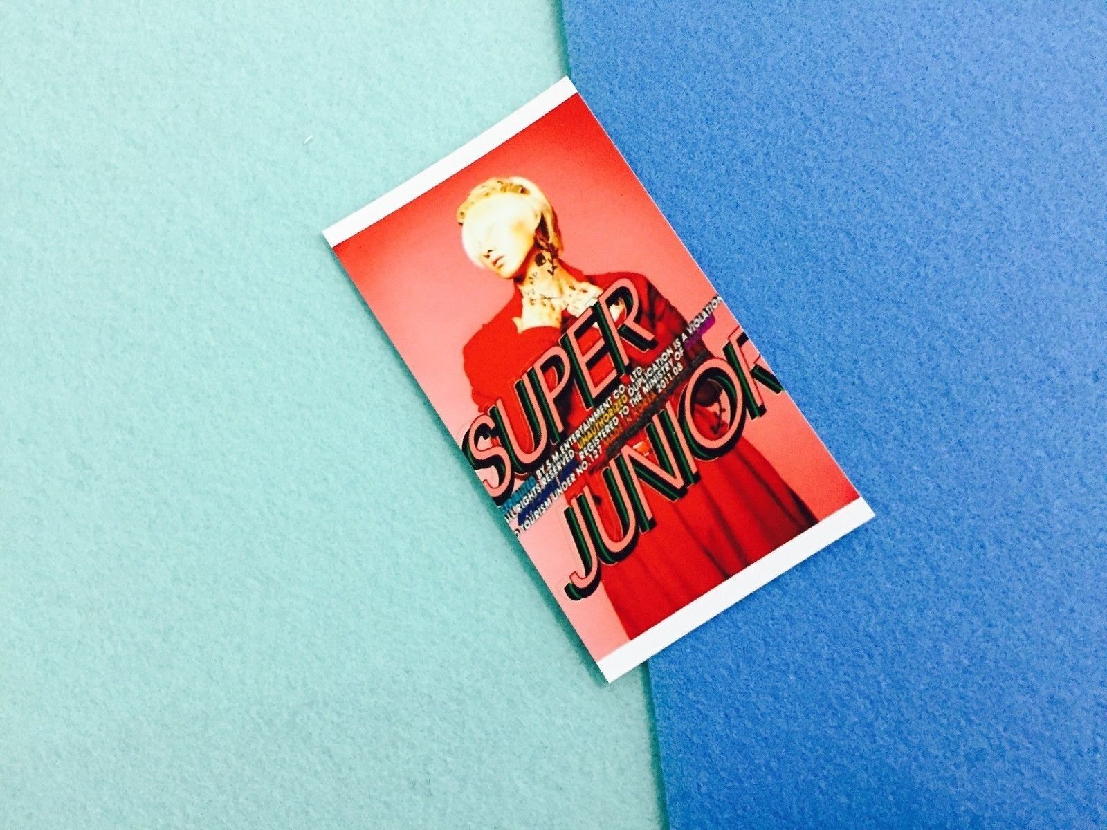 Super junior mr. simple 5th album fanmade photocard