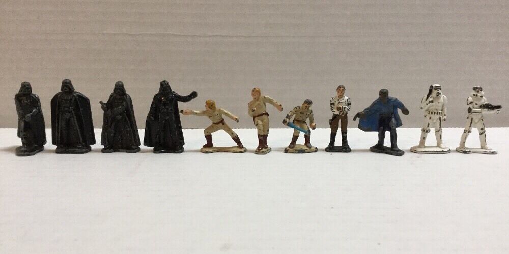 Vintage Micro Star Wars Lot of 11 Various Bespin Die-Cast Figures Loose