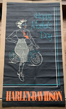 HARLEY DAVIDSON dealer poster Mothers Day 30s 40s Very Rare Knucklehead Genuine picture