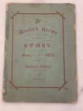 1873 Mystick Krewe Comus Darwin’s Missing Links booklet Mardi Gras parade MKC picture