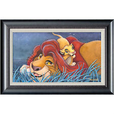 The Lion King Mufasa Playing w/ Simba Father & Son Father's Day Giclée on Canvas picture
