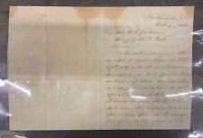Pres. JEFFERSON DAVIS Civil War 1861 Letter to Gen HR Jackson R. Lee - $35K CoA picture