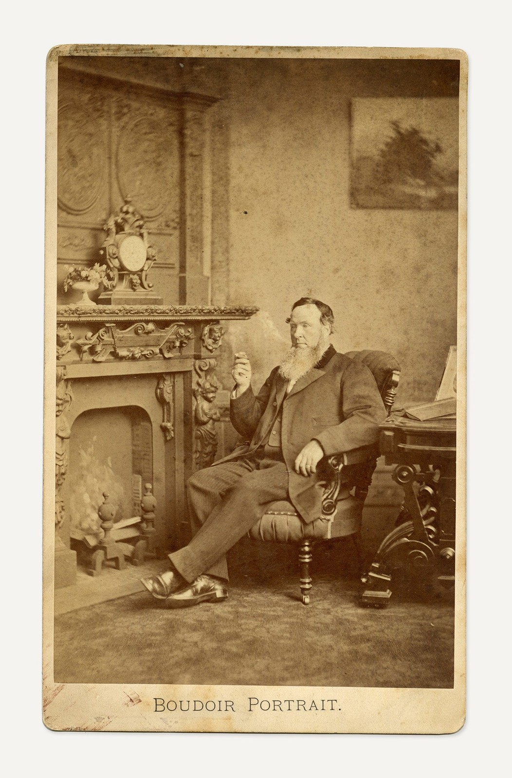 1880s Boudoir Card Photo Self-Portrait of Oakland CA Photographer Elon Ormsby 1880s Boudoir Card Photo Self-Portrait of Oakland CA Photographer Elon Ormsby