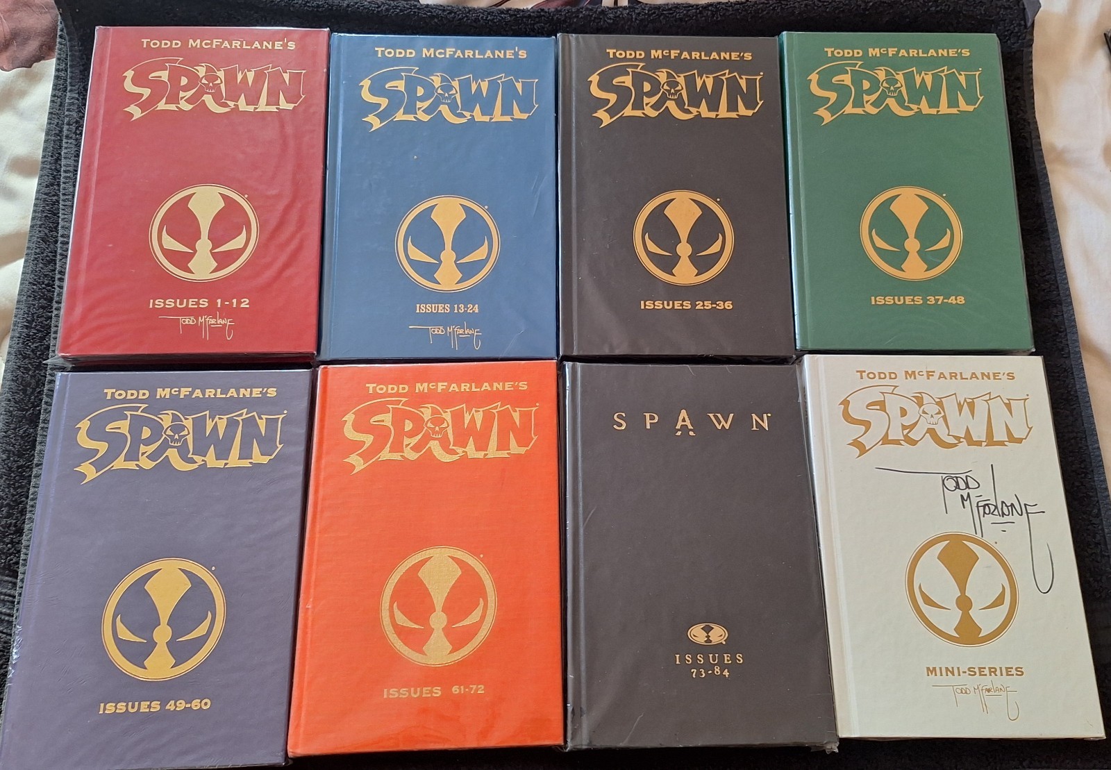 Spawn Hardcover Vol 1 -7  Plus  Mini Series Very Rare Todd McFarlane  Employee 