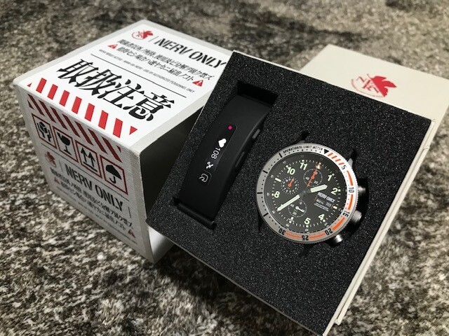 SONY wena wrist active NERV Edition silver Evangelion smartwatch 2019 Limited