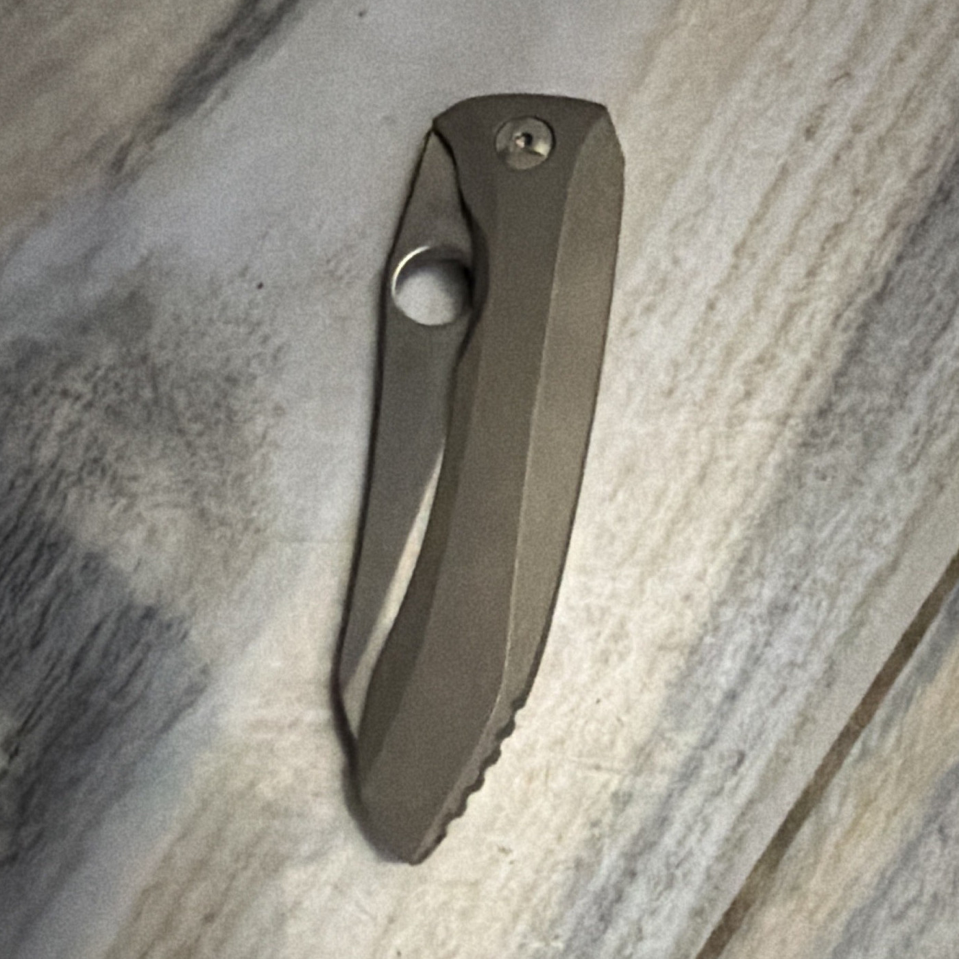 Spyderco Paysan Pocketknife Titanium Frame Lock CPM S90V Grail knife Spyderco Paysan Pocketknife Titanium Frame Lock CPM S90V Grail knife