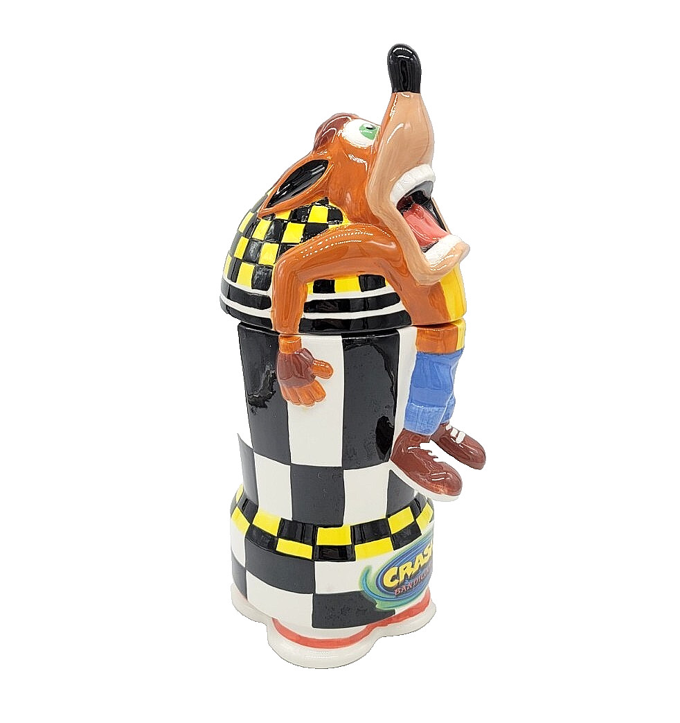 EXTREMELY RARE Crash Bandicoot Cookie Jar Excellent EXTREMELY RARE Crash Bandicoot Cookie Jar Excellent