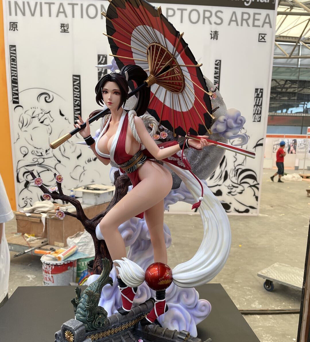 TriEagles Studio King of Fighters MAI SHIRANUI 1/4 Resin Painted Statue IN STOCK TriEagles Studio King of Fighters MAI SHIRANUI 1/4 Resin Painted Statue IN STOCK