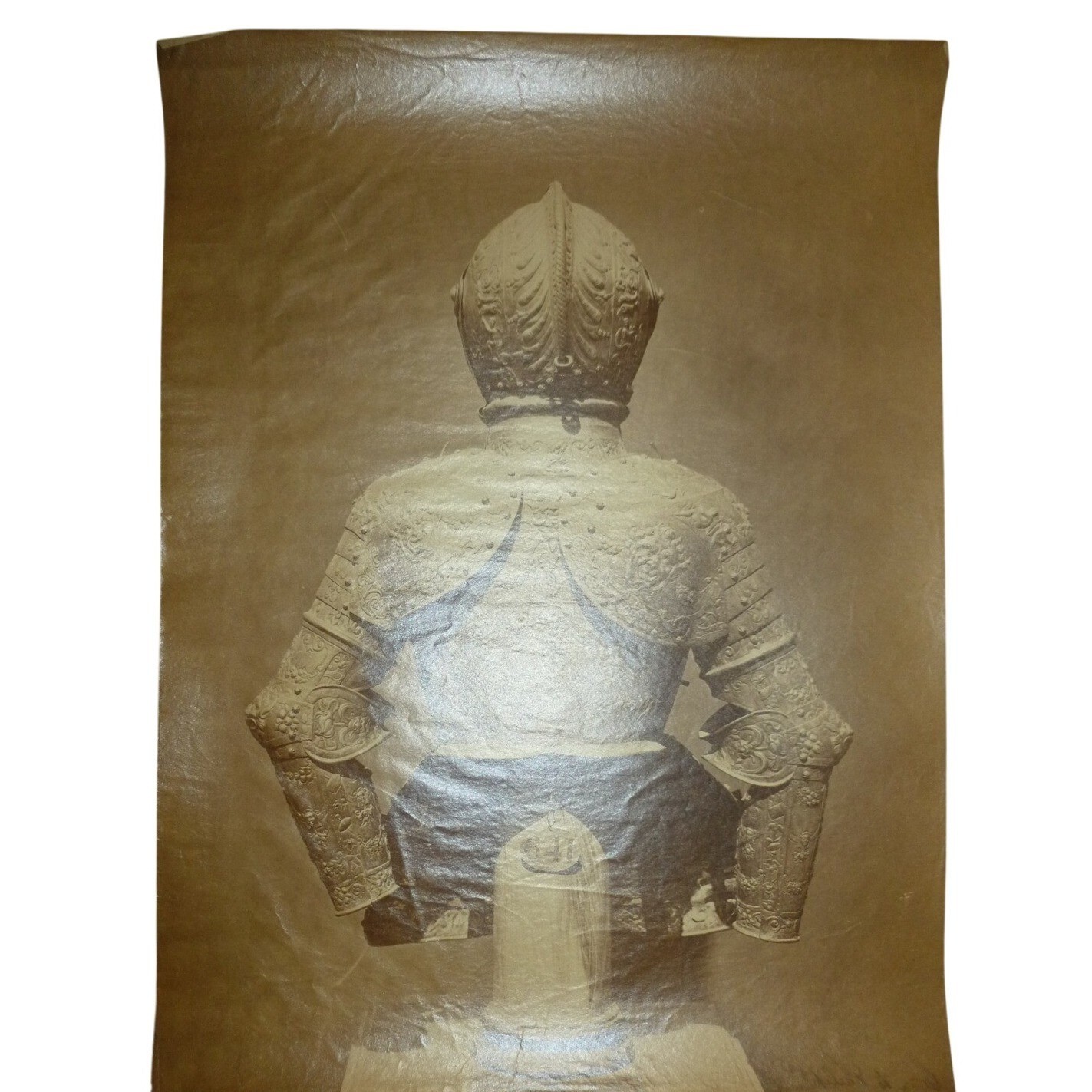 Rare 10x13 Mammoth Albumen Photo King Philip III Child Armor Real Armería c.1860 Rare 10x13 Mammoth Albumen Photo King Philip III Child Armor Real Armería c.1860