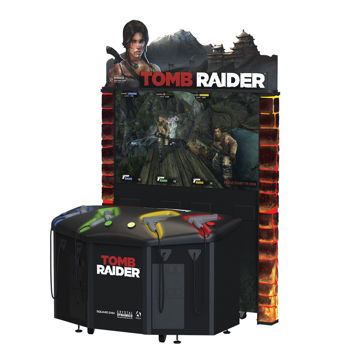 Tomb Raider Arcade Gun Game - 65 Inch - 4 Player