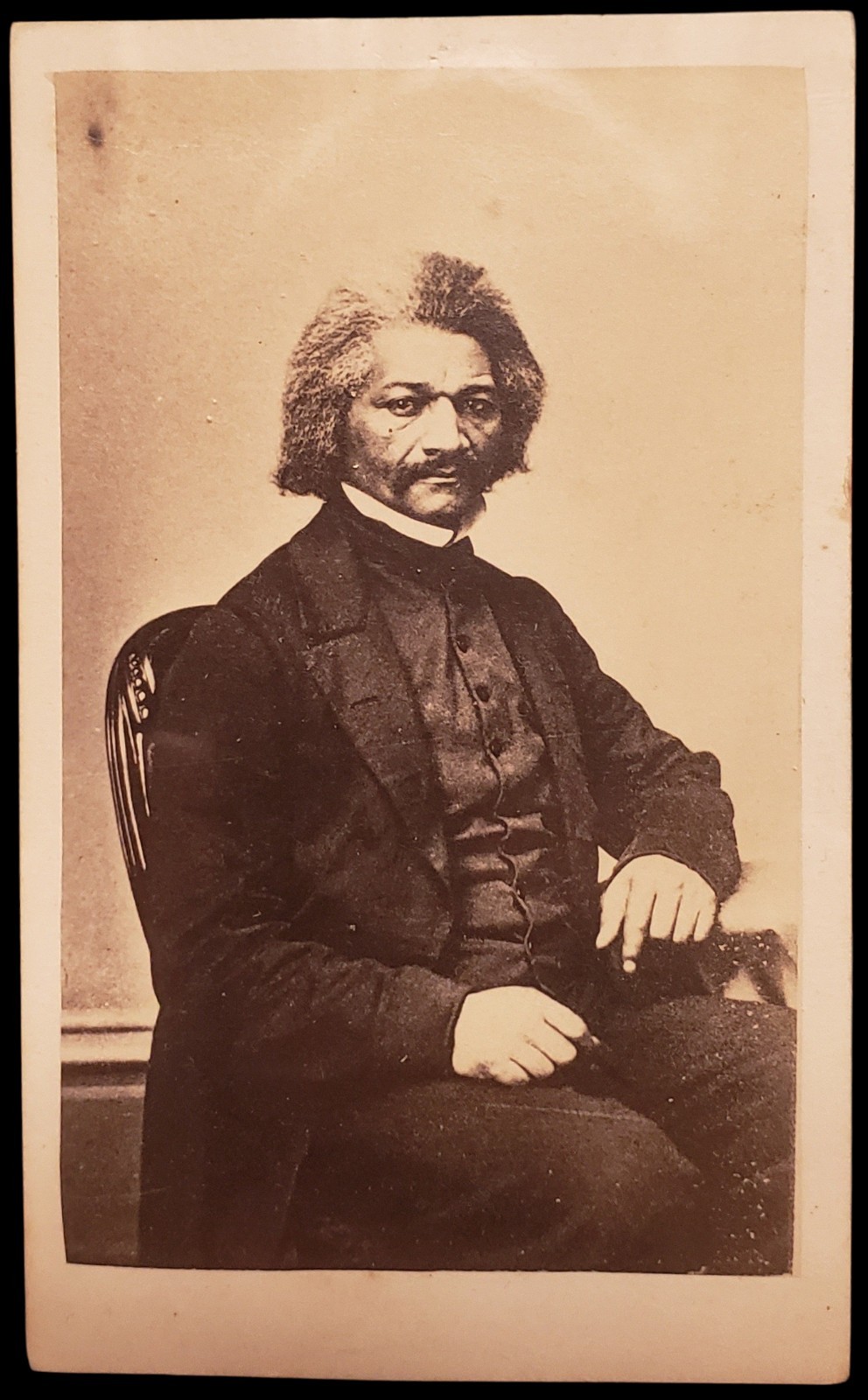 FREDERICK DOUGLASS BLACK HISTORY 1864 FASSETT ALSO PHOTOGRAPHED ABRAHAM LINCOLN FREDERICK DOUGLASS BLACK HISTORY 1864 FASSETT ALSO PHOTOGRAPHED ABRAHAM LINCOLN