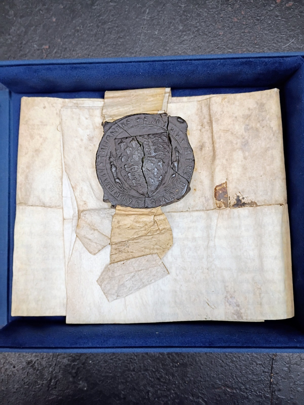 Rare 1515 King Henry VIII Latin Manuscript With Wax Seal Rare 1515 King Henry VIII Latin Manuscript With Wax Seal