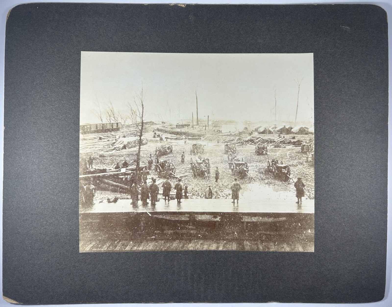 1864 Photograph of African American Artillery Regiment After Battle Johnsonville 1864 Photograph of African American Artillery Regiment After Battle Johnsonville