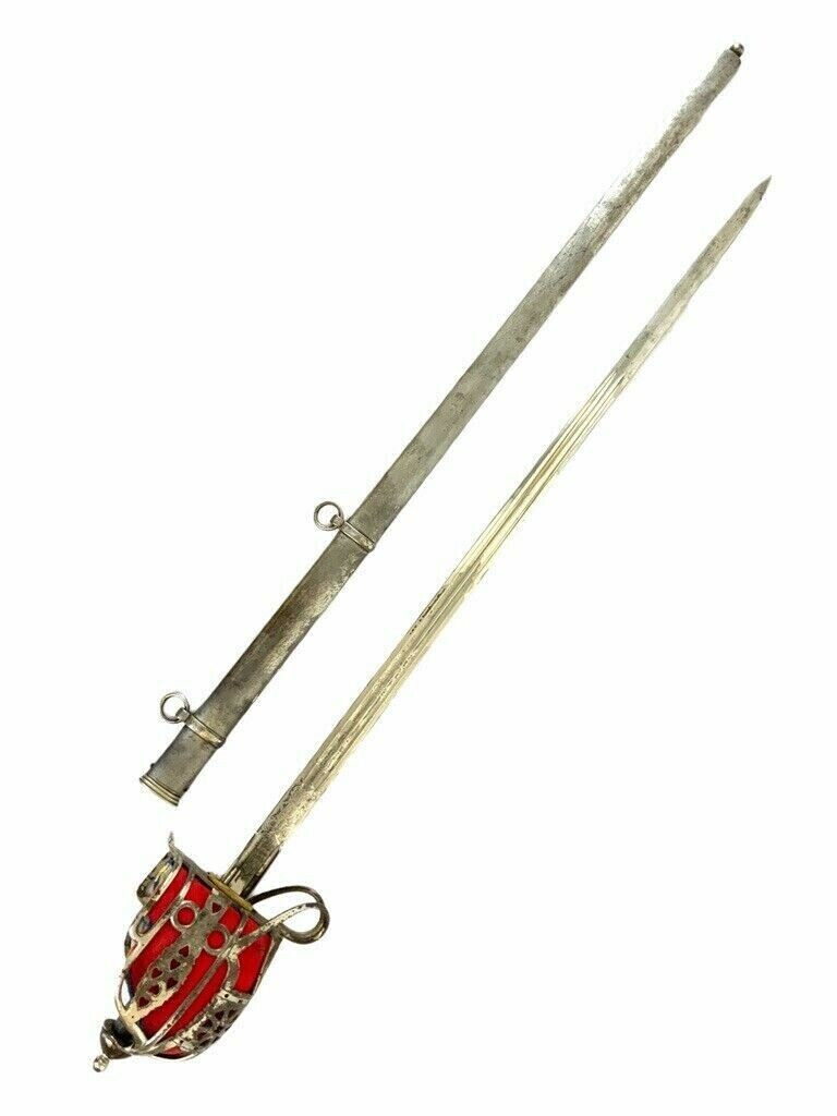 British Edward 7th Claymore Scottish Sword Seaforth Highlanders Ross Shire Buffs