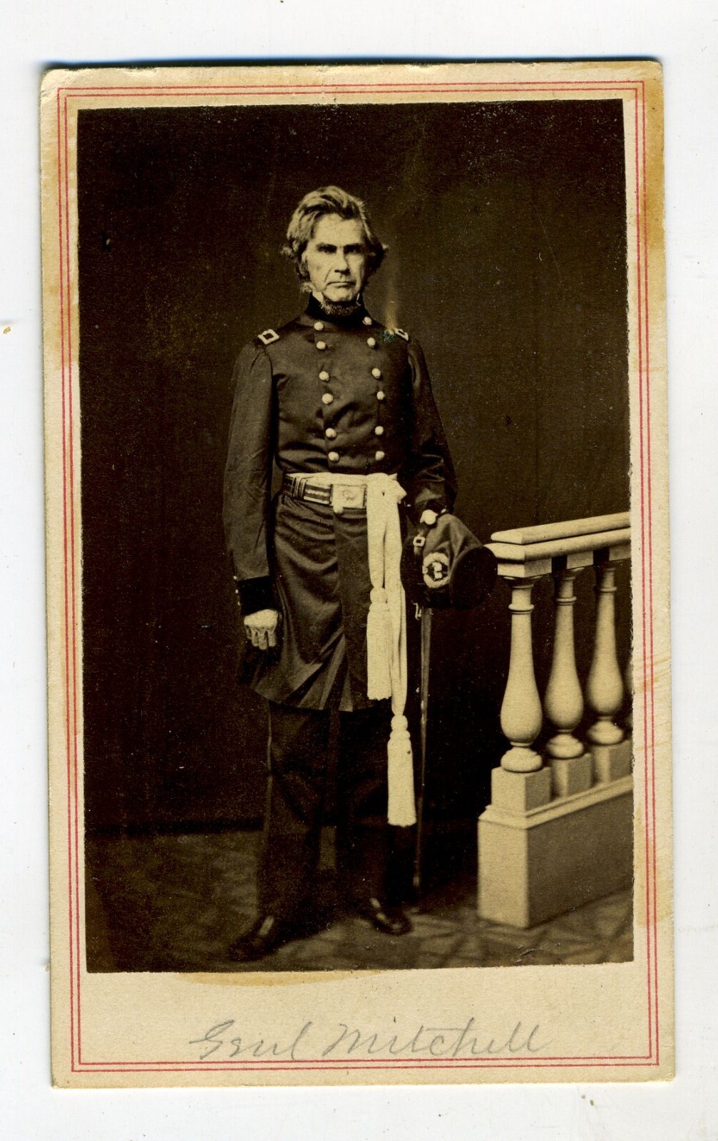 CDV – CIVIL WAR - UNION GENERAL ORMSBY MITCHEL ANTHONY BACKMARK CDV – CIVIL WAR - UNION GENERAL ORMSBY MITCHEL ANTHONY BACKMARK