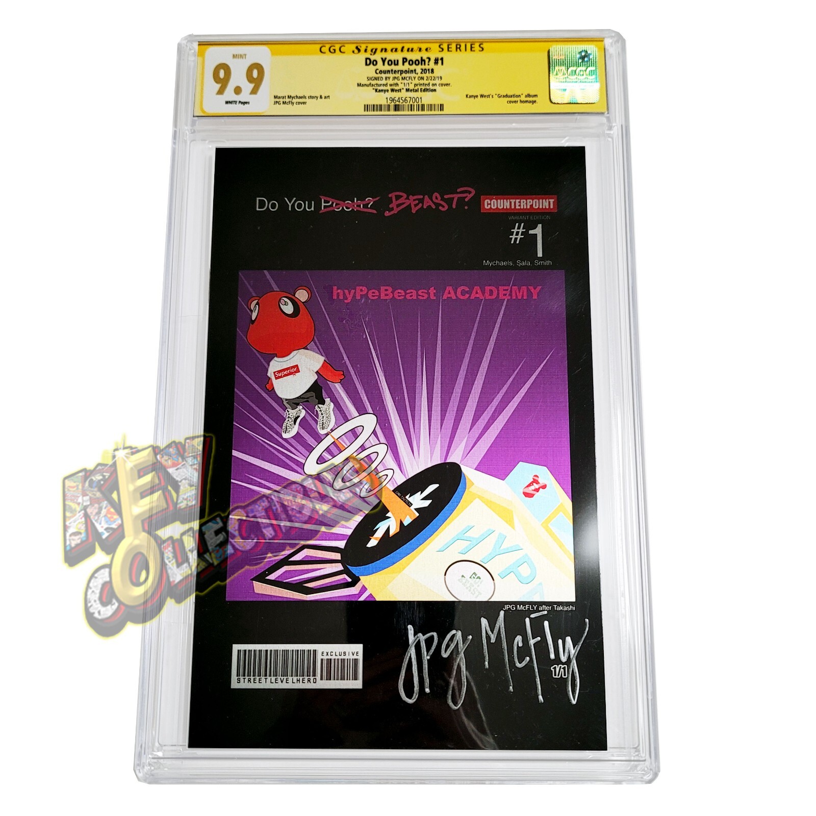 Do You Pooh? #1 Kanye West Graduation Album METAL COVER 1 OF 1 JPG MCFLY CGC 9.9 Do You Pooh? #1 Kanye West Graduation Album METAL COVER 1 OF 1 JPG MCFLY CGC 9.9