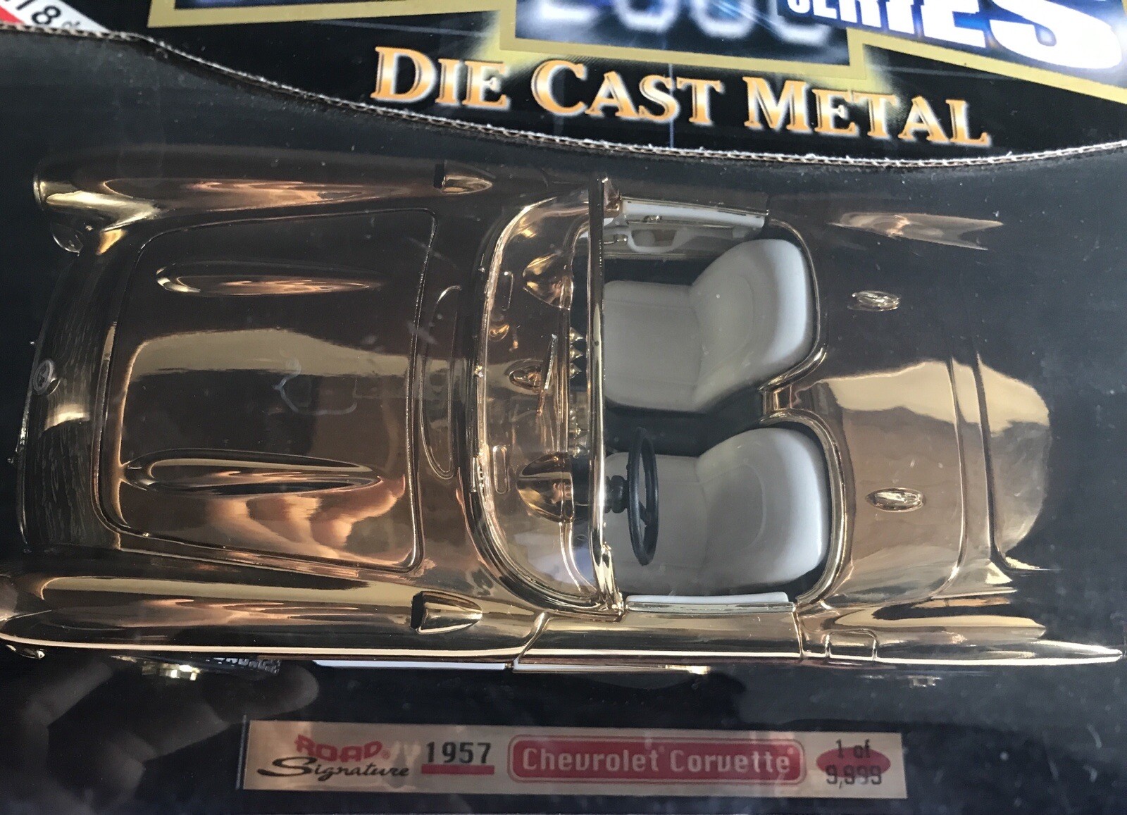 Vintage Collection 1957 Corvette 24K Gold Plated Die Cast Vintage Collection 1957 Corvette 24K Gold Plated Die Cast