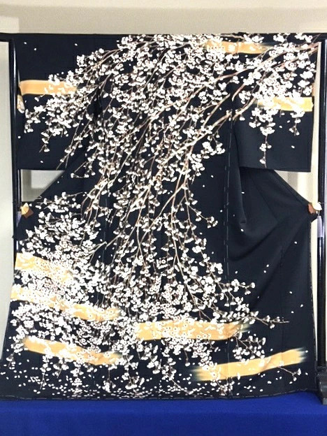 This visiting kimono a From Japan